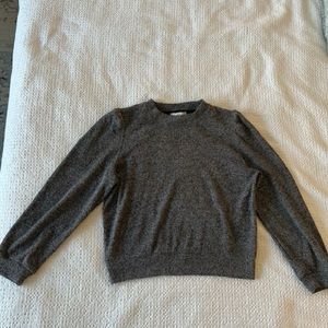 Mango -Puff sleeve Textured Sweater -M